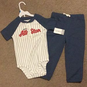 NWT Carter’s 24 month all-star outfit
